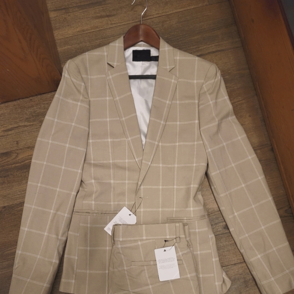 ASOS tan suit